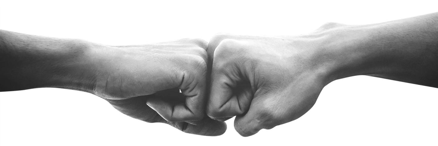 Handschlag von zwei Menschen: Symbolbild für Zusammenarbeit mit unserer Kreativagentur